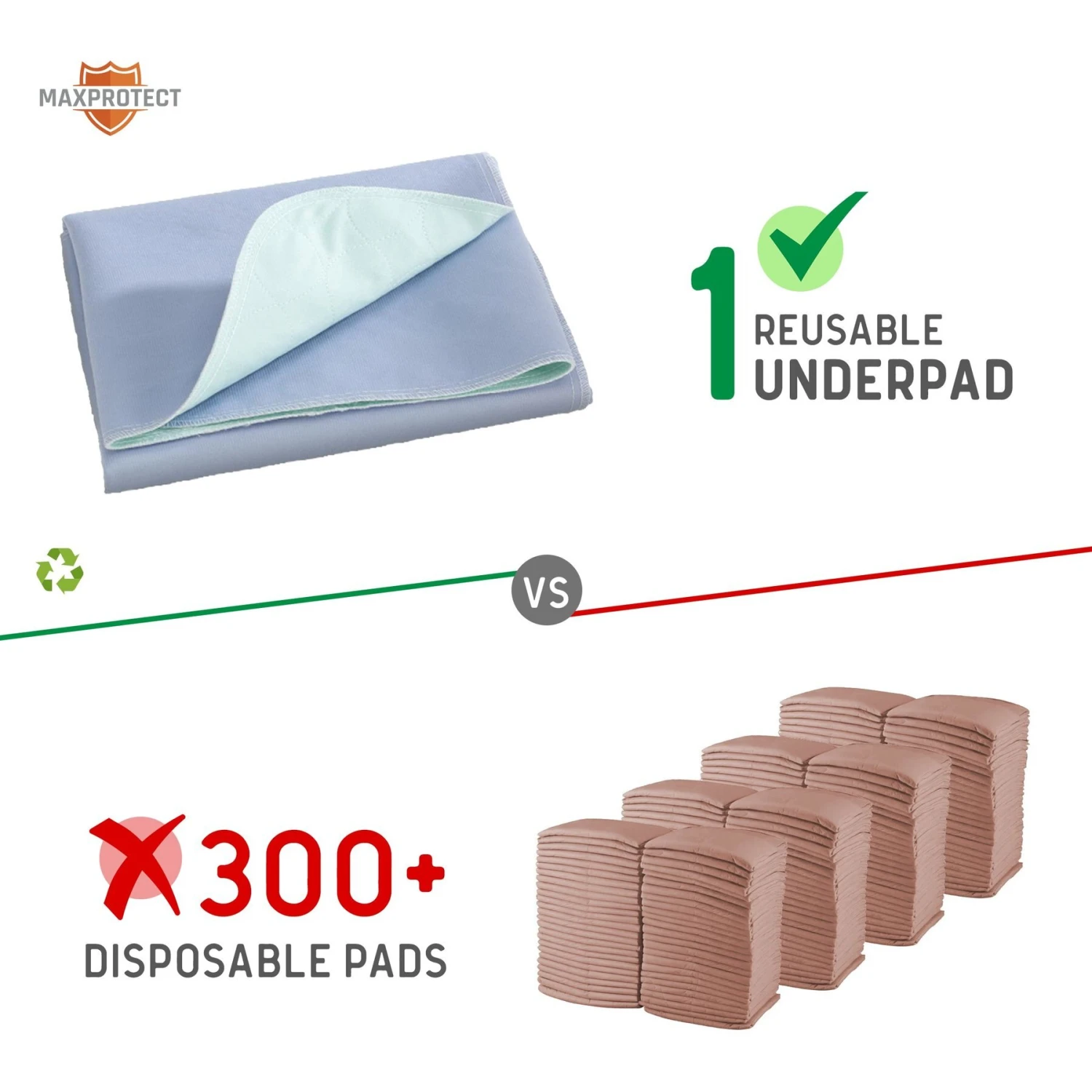 Chew + Heal Max Protect Pawformance Reusable Dog Pee Pads, 34x 36-in 3 Chew + Heal Max Protect Pawformance Reusable Dog Pee Pads, 34x 36-in - Image 3