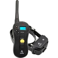 PATPET P610 600M Premium Waterproof Remote Medium & Large Dog Training Collar, Black