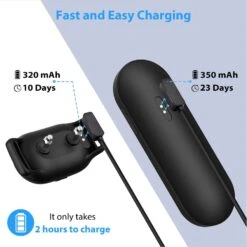 Petdiary Rechargeable & Waterpoof Electric Dog Training Collar, Black -PetSafe Kong Shop 727150 PT4. AC SS1800 V1675873494