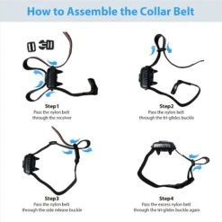 Petdiary T502 Replacement Dog Collar, Black -PetSafe Kong Shop 727198 PT2. AC SS1800 V1675873609