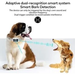 Petdiary Smart Touch Screen Rechargeable Dog Bark Collar, White -PetSafe Kong Shop 727230 PT2. AC SS1800 V1675868152