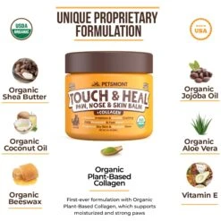 Petsmont Organic Touch & Heal Dog Paw Balm, 2-oz Jar + 2 Items -PetSafe Kong Shop 728126 PT6. AC SS1800 V1669907016