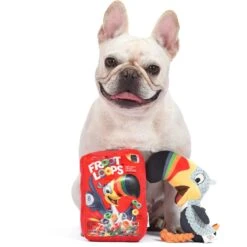 Fetch For Pets Kellogg's Froot Loops Box & Toucan Sam Plush Figure Squeaky Dog Toy, 2 Count -PetSafe Kong Shop 728462 PT3. AC SS1800 V1682620993