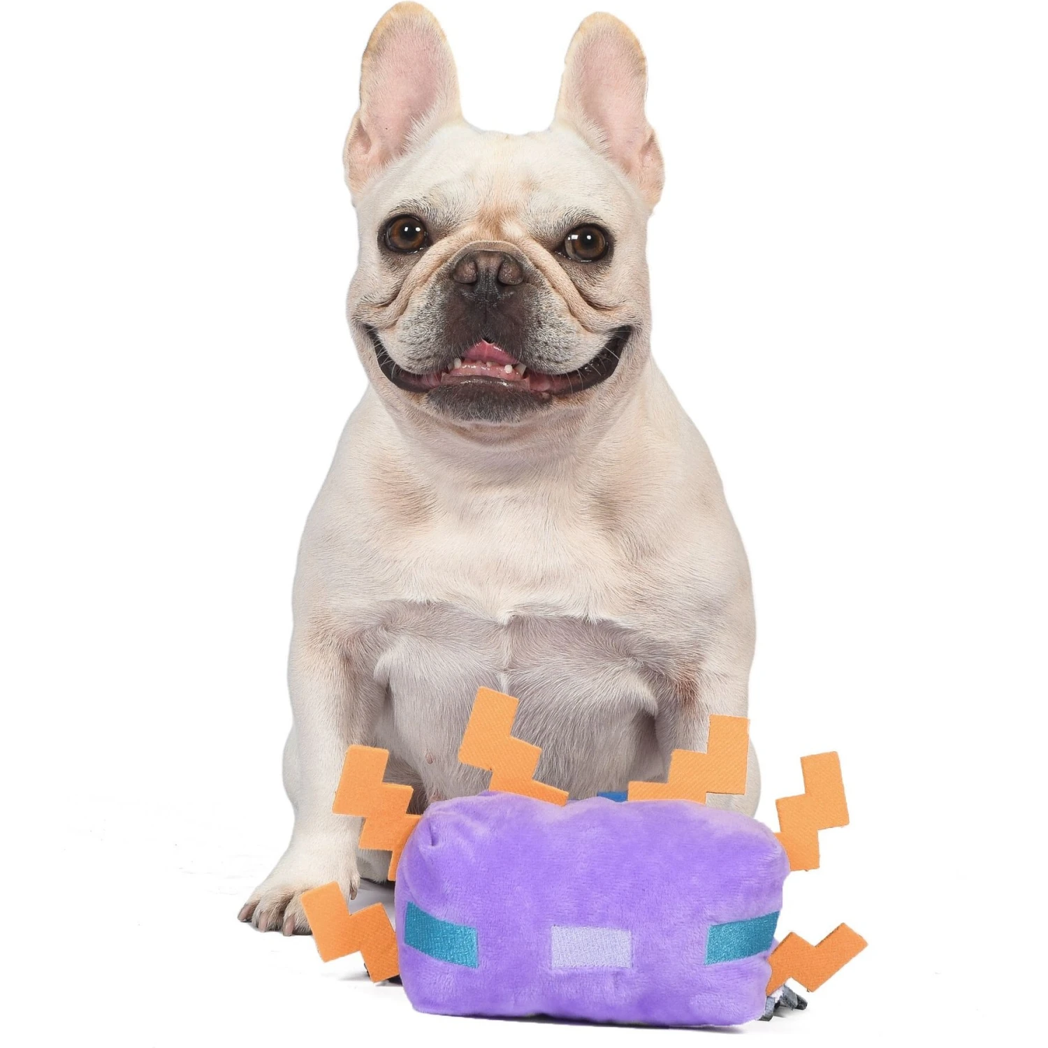 Fetch For Pets Minecraft Blue Axolotl Figure Plush Squeaky Dog Toy, Large 4 Fetch For Pets Minecraft Blue Axolotl Figure Plush Squeaky Dog Toy, Large - Image 4