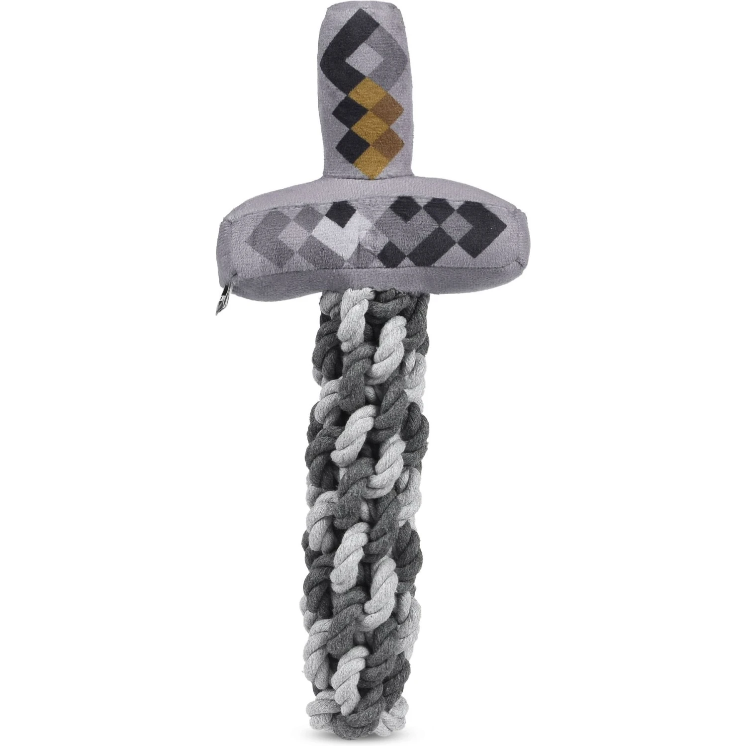 Fetch For Pets Minecraft Iron Sword Rope Squeaky Dog Toy 3 Fetch For Pets Minecraft Iron Sword Rope Squeaky Dog Toy - Image 3