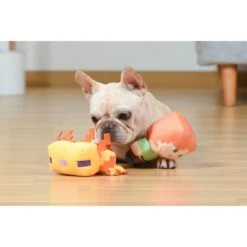 Fetch For Pets Minecraft Alex & Gold Axolotl Figure Plush Squeaky Dog Toy, Small, 2 Count -PetSafe Kong Shop 728734 PT4. AC SS1800 V1682608519