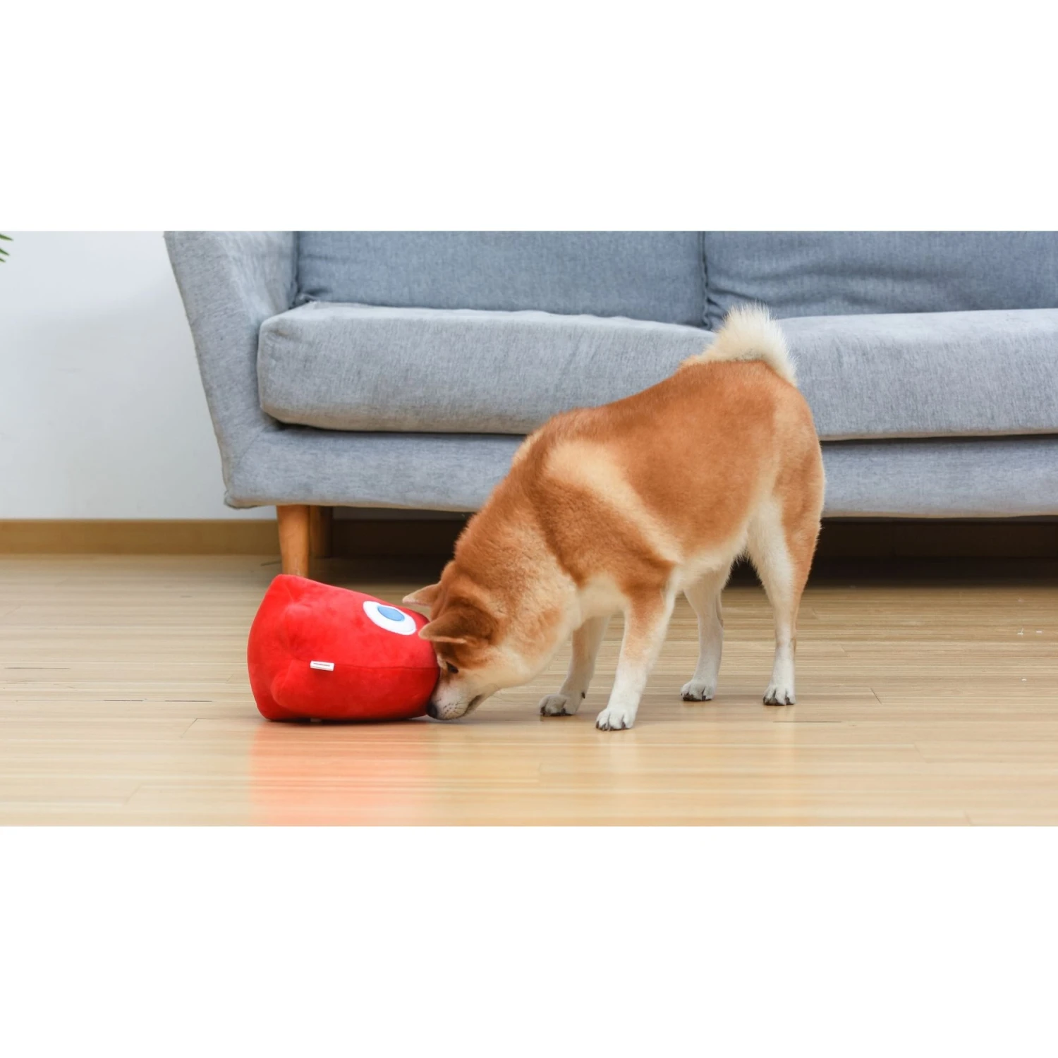 Fetch For Pets Pac-Man Blinky Figure Plush Squeaky Dog Toy 5 Fetch For Pets Pac-Man Blinky Figure Plush Squeaky Dog Toy - Image 5