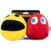 Fetch For Pets Pac-Man Pac-Man & Blinky Plush Squeaky Dog Toy, Small, 2 Count