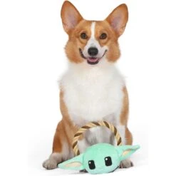 Fetch For Pets Star Wars Mandalorian The Child Plush Rope Squeaky Dog Toy -PetSafe Kong Shop 729166 PT3. AC SS1800 V1682622108