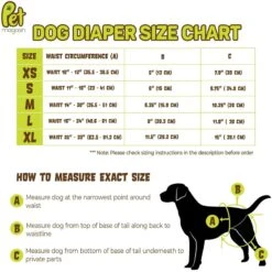 Pet Magasin Reusable Washable Dog Diapers, 3 Count -PetSafe Kong Shop 731334 PT5. AC SS1800 V1671726546