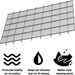 MidWest Dog Crate Floor Grid, Black -PetSafe Kong Shop 733574 PT6. AC SS1800 V1670535750