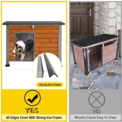 Aivituvin Wooden Heavy Duty Dog House -PetSafe Kong Shop 734502 PT2. AC SS1800 V1670601156