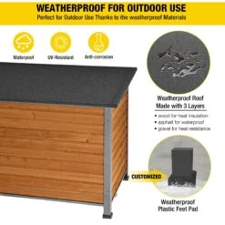 Aivituvin Wooden Heavy Duty Dog House -PetSafe Kong Shop 734502 PT4. AC SS1800 V1670601218