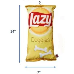 Ethical Pet Fun Food Lazy Doggie Chips Plush Squeaky Dog Toy, Assorted 5 Ethical Pet Fun Food Lazy Doggie Chips Plush Squeaky Dog Toy, Assorted -PetSafe Kong Shop 736382 PT3. AC SS1800 V1683296197