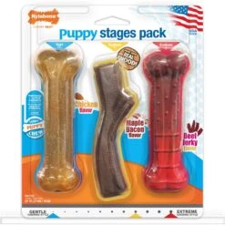 Nylabone Puppy Chew Stages Triple Pack Chewy Toys Puppy Stages Triple Pack