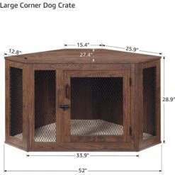 Unipaws Furniture Style Corner Dog Crate -PetSafe Kong Shop 739486 PT4. AC SS1800 V1672161749