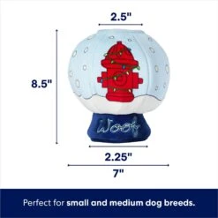 Frisco Holiday Melting Snow Globe Hide & Seek Puzzle Plush Squeaky Dog Toy -PetSafe Kong Shop 739910 PT1. AC SS1800 V1695046484
