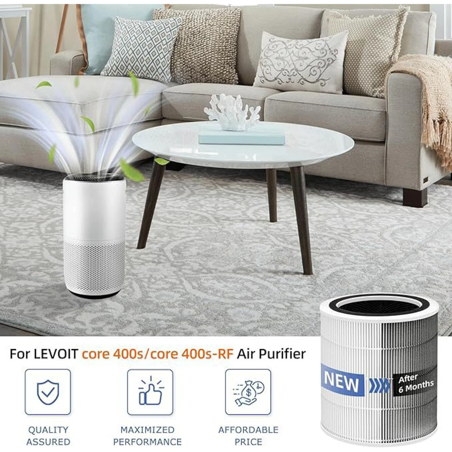 LEVOIT VeSync Core Pro 400S Replacement Filter 3 LEVOIT VeSync Core Pro 400S Replacement Filter - Image 3