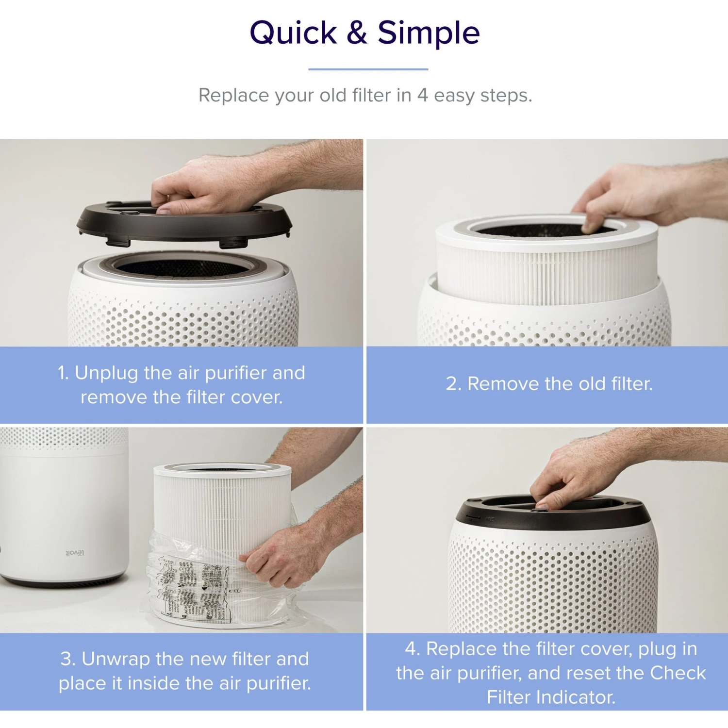 LEVOIT VeSync Core Pro 400S Replacement Filter 4 LEVOIT VeSync Core Pro 400S Replacement Filter - Image 4