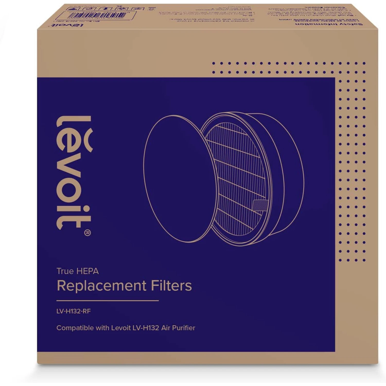 LEVOIT True HEPA Replacement Filter 3 LEVOIT True HEPA Replacement Filter - Image 3