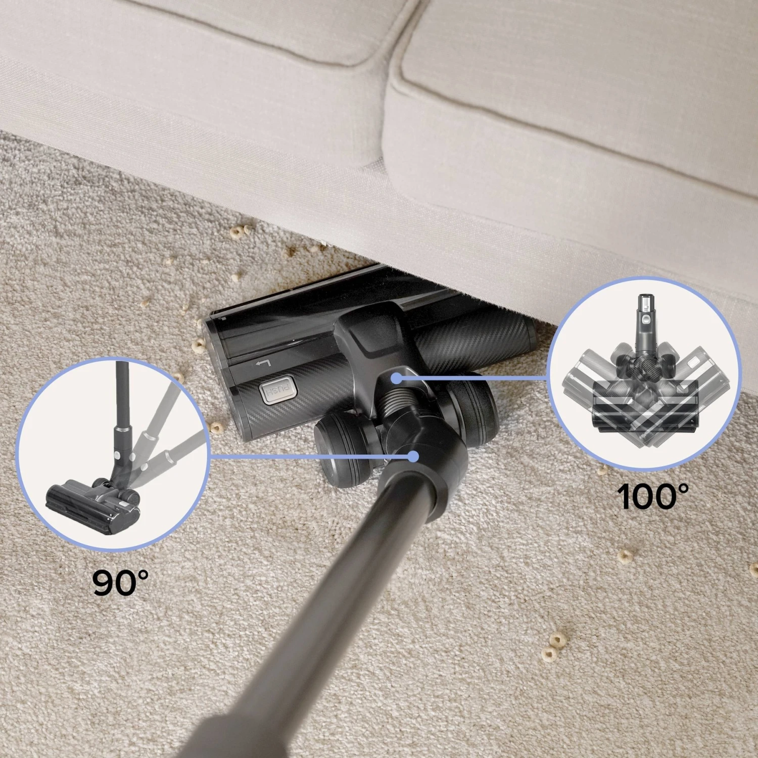 Levoit VortexIQ 40 Flex Plus Cordless Stick Vacuum 7 Levoit VortexIQ 40 Flex Plus Cordless Stick Vacuum - Image 7