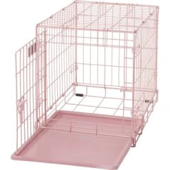 MidWest ICrate Single Door Collapsible Wire Dog Crate, Pink, 24 Inch -PetSafe Kong Shop 74290 PT7. AC SS1800 V1562173060