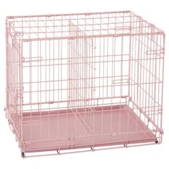 MidWest ICrate Single Door Collapsible Wire Dog Crate, Pink, 24 Inch -PetSafe Kong Shop 74290 PT8. AC SS1800 V1562173064