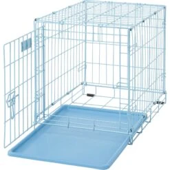 MidWest ICrate Single Door Collapsible Wire Dog Crate, Blue -PetSafe Kong Shop 74292 PT7. AC SS1800 V1562173067
