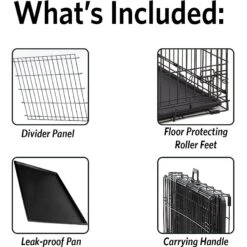 MidWest Ultima Pro Double Door Collapsible Wire Dog Crate -PetSafe Kong Shop 74309 PT6. AC SS1800 V1562173333