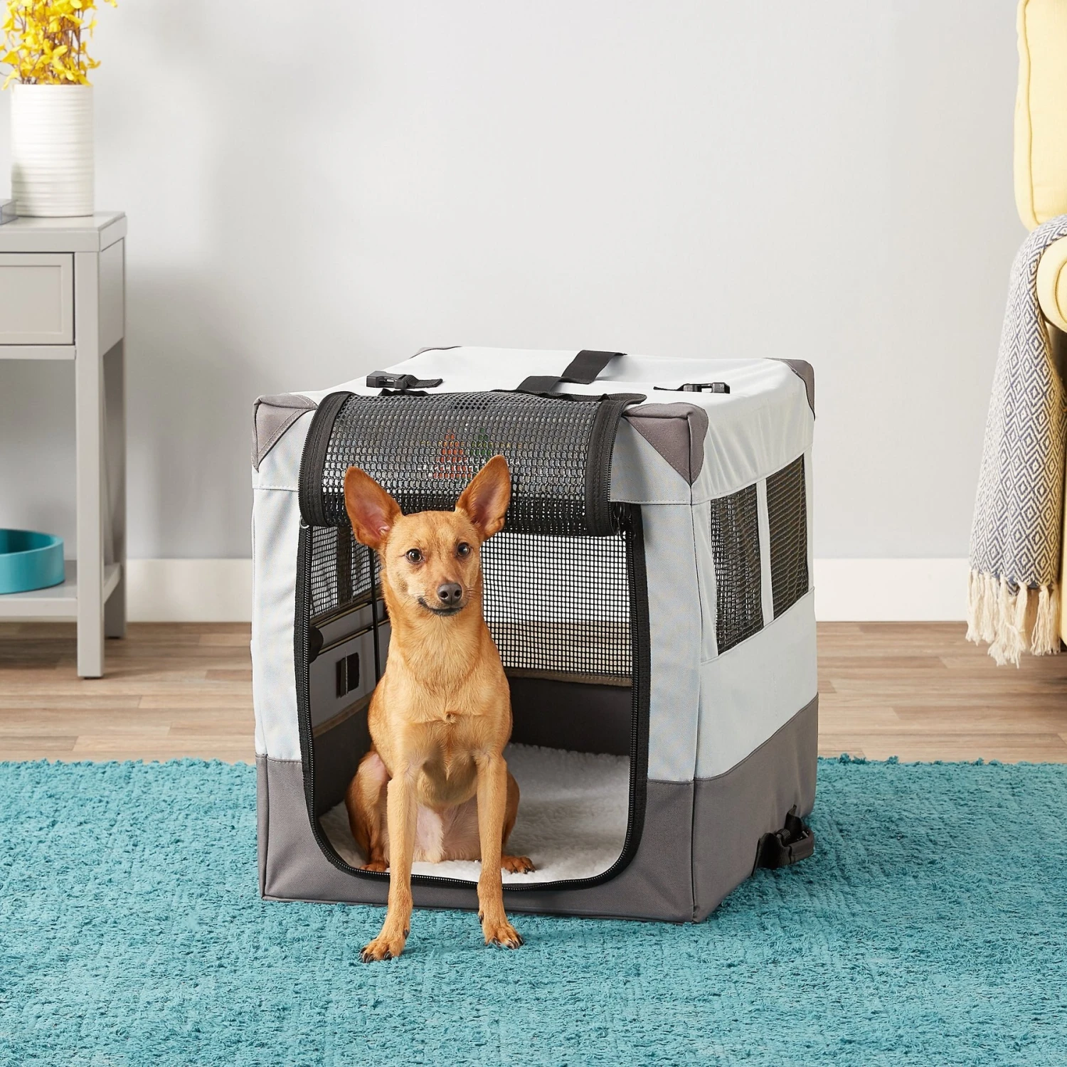 MidWest Canine Camper Single Door Collapsible Soft-Sided Dog Crate 1 MidWest Canine Camper Single Door Collapsible Soft-Sided Dog Crate