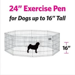 MidWest Wire Dog Exercise Pen With Step-Thru Door, Gold Zinc 17 MidWest Wire Dog Exercise Pen With Step-Thru Door, Gold Zinc -PetSafe Kong Shop 74326 PT8. AC SS1800 V1524169330