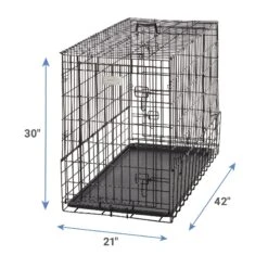 MidWest Solutions Series Side By Side Double Door Collapsible SUV Dog Crate 8 MidWest Solutions Series Side By Side Double Door Collapsible SUV Dog Crate -PetSafe Kong Shop 74371 PT2. AC SS1800 V1566320401