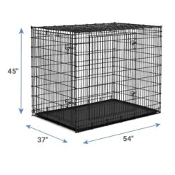 MidWest Solutions Series XX-Large Heavy Duty Double Door Wire Dog Crate, 54 Inch -PetSafe Kong Shop 74373 PT2. AC SS1800 V1566320191