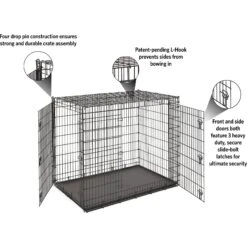 MidWest Solutions Series XX-Large Heavy Duty Double Door Wire Dog Crate, 54 Inch -PetSafe Kong Shop 74373 PT5. AC SS1800 V1562173690