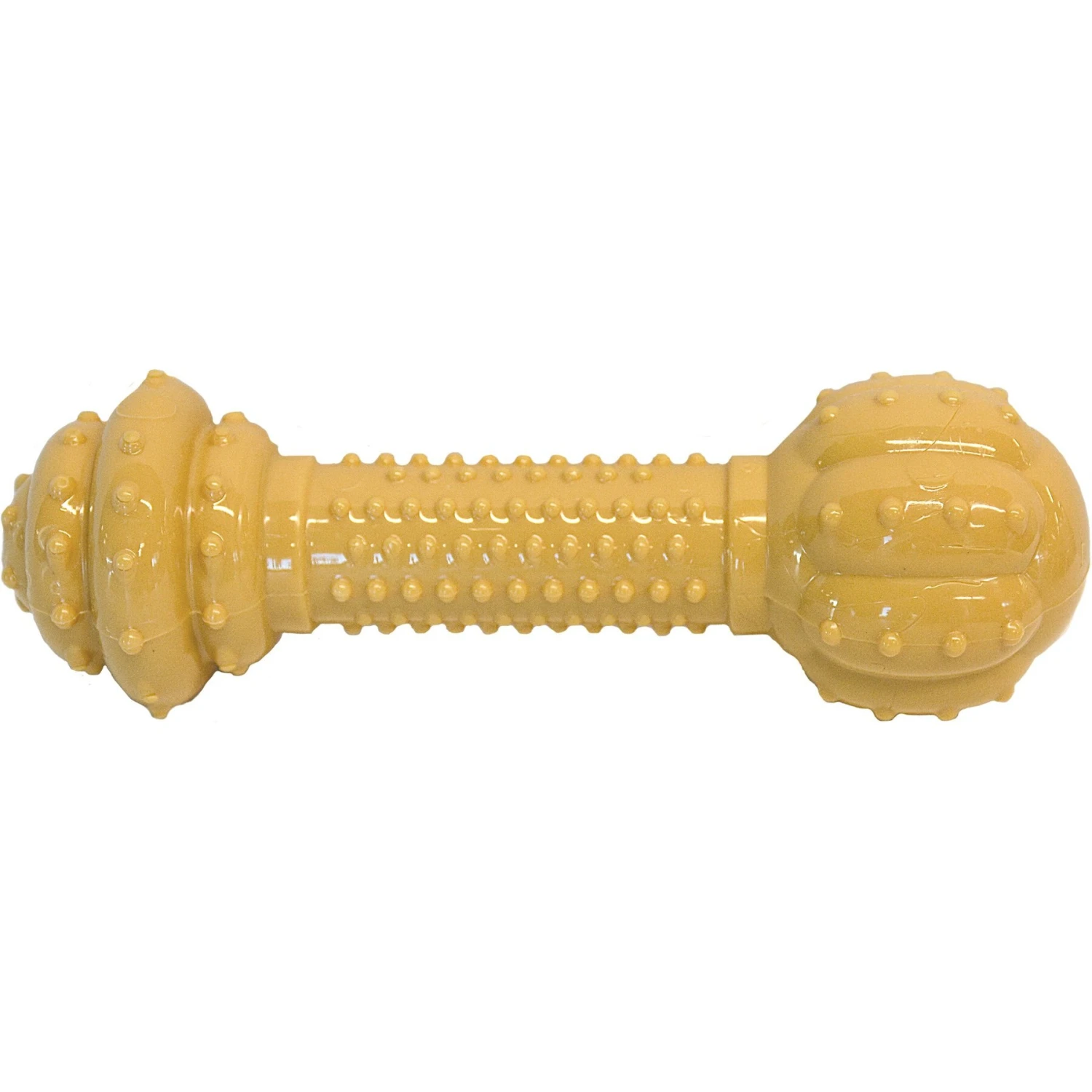 Nylabone Power Chew Barbell Peanut Butter Flavored Dog Chew Toy 2 Nylabone Power Chew Barbell Peanut Butter Flavored Dog Chew Toy - Image 2