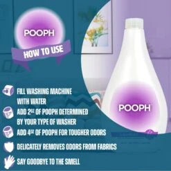 POOPH Cat & Dog Laundry Booster, 32-oz Bottle -PetSafe Kong Shop 751814 PT4. AC SS1800 V1683211476