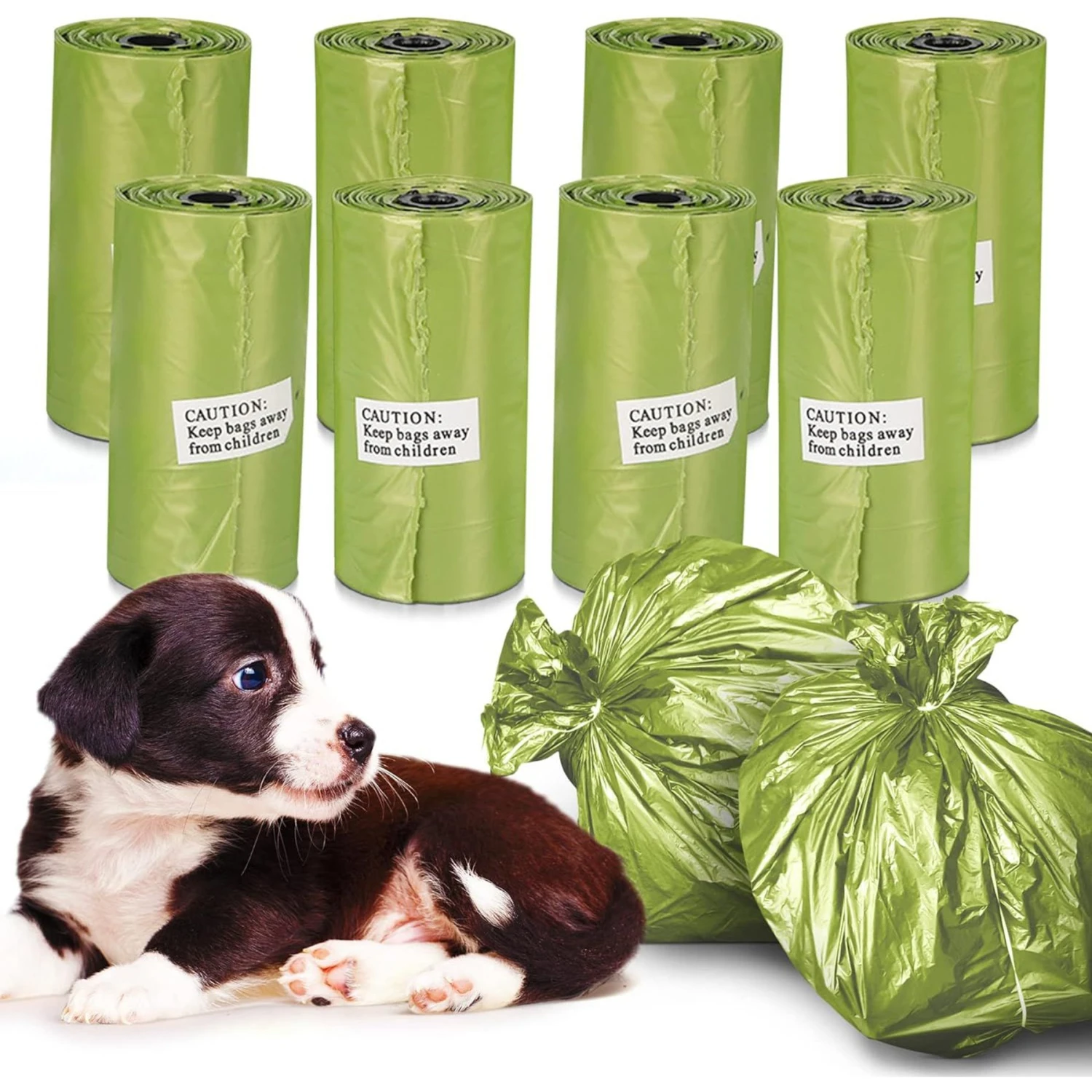 SunGrow Dog & Cat Poop Bags, Waste Disposal Rolls Refills, Unscented, 120 Count 1 SunGrow Dog & Cat Poop Bags, Waste Disposal Rolls Refills, Unscented, 120 Count