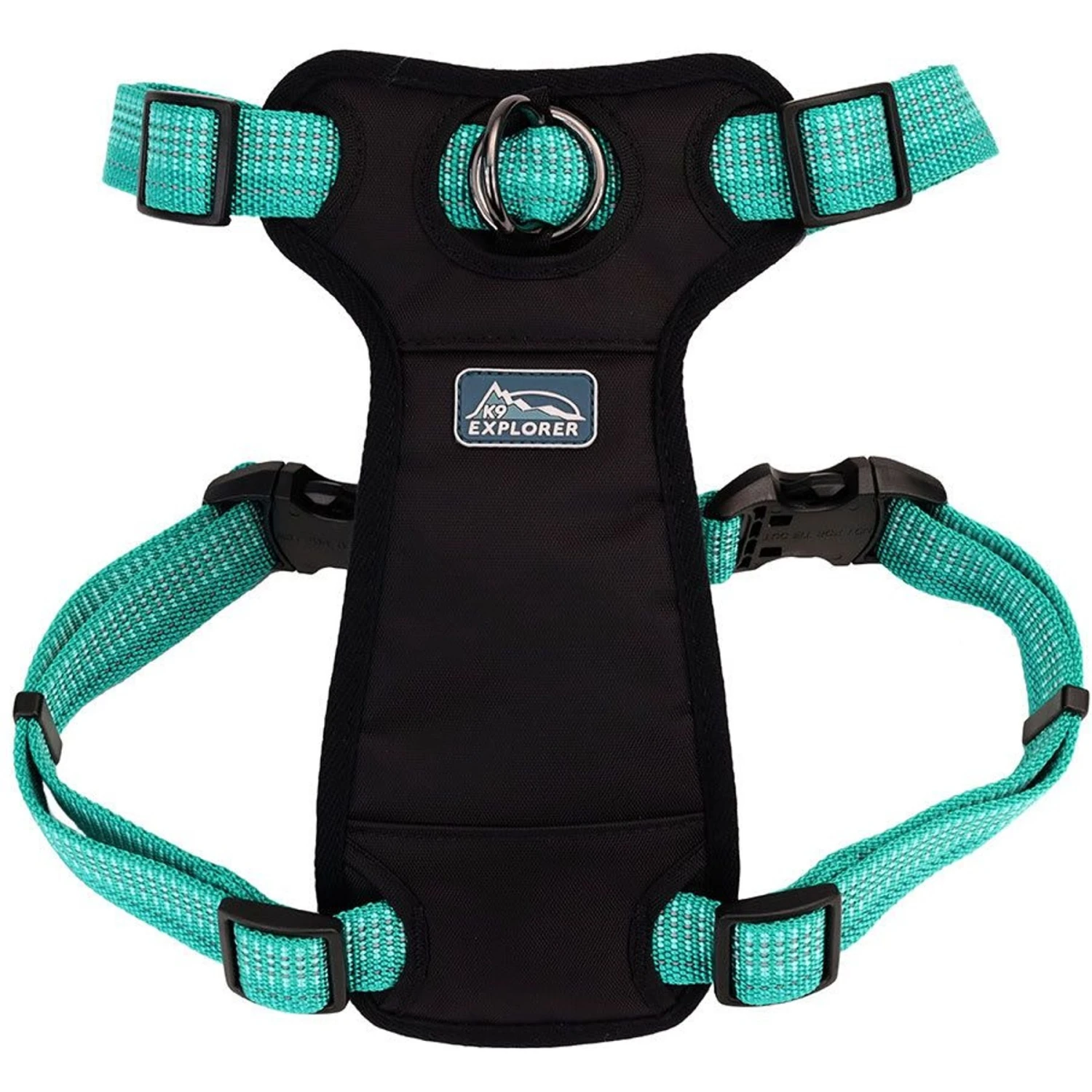 K9 Explorer Brights Reflective Front-Connect Harness 1 K9 Explorer Brights Reflective Front-Connect Harness