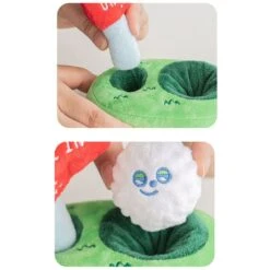 EYS Golf Hole In One Dog Plush Toy, Green 9 EYS Golf Hole In One Dog Plush Toy, Green -PetSafe Kong Shop 758446 PT3. AC SS1800 V1674240286