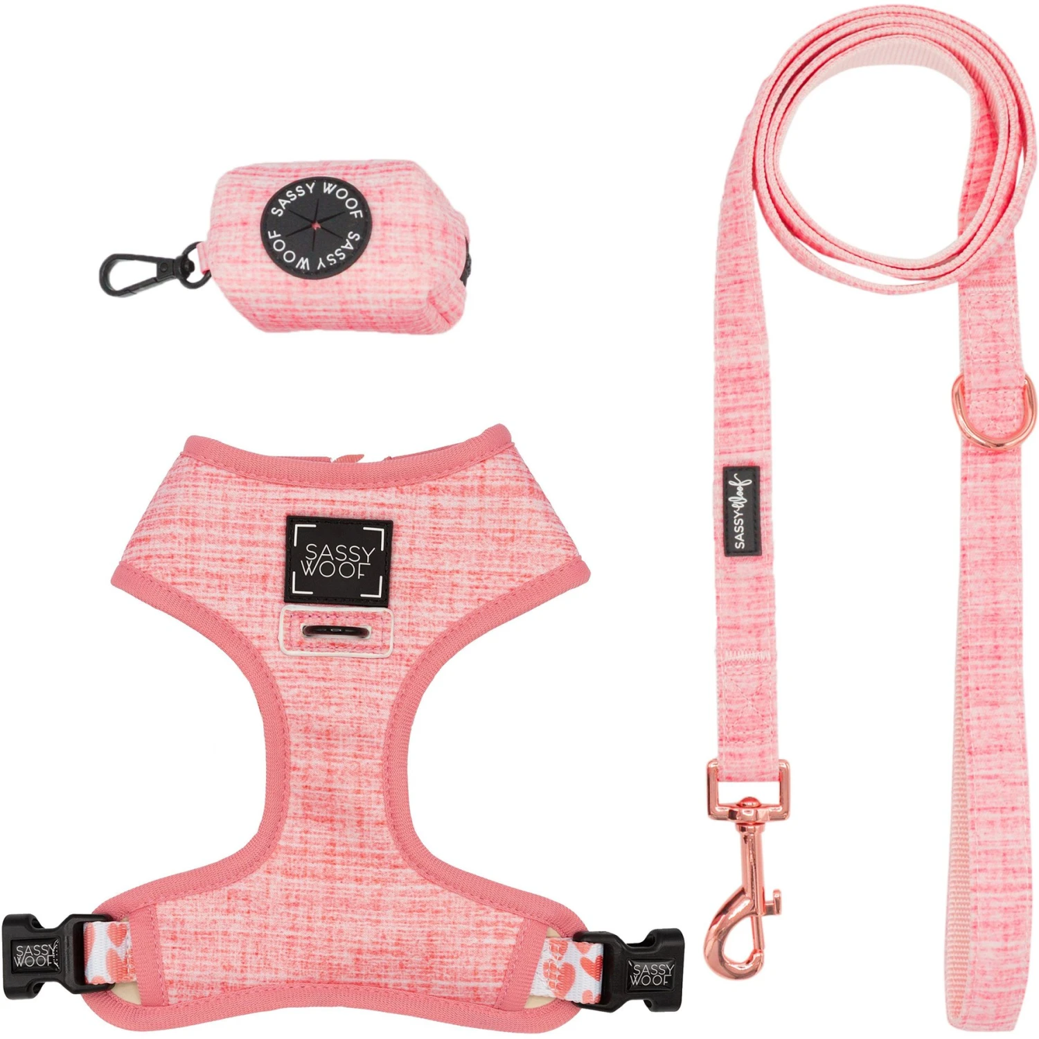 Sassy Woof Reversible Dog Harness & Leash 1 Sassy Woof Reversible Dog Harness & Leash