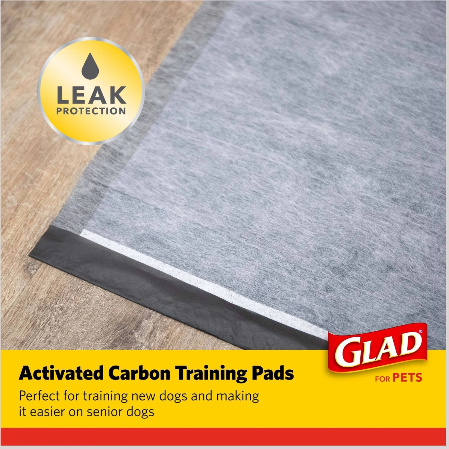 Glad For Pets Carbon Activated Training Dog Potty Pads, Small 5 Glad For Pets Carbon Activated Training Dog Potty Pads, Small - Image 5