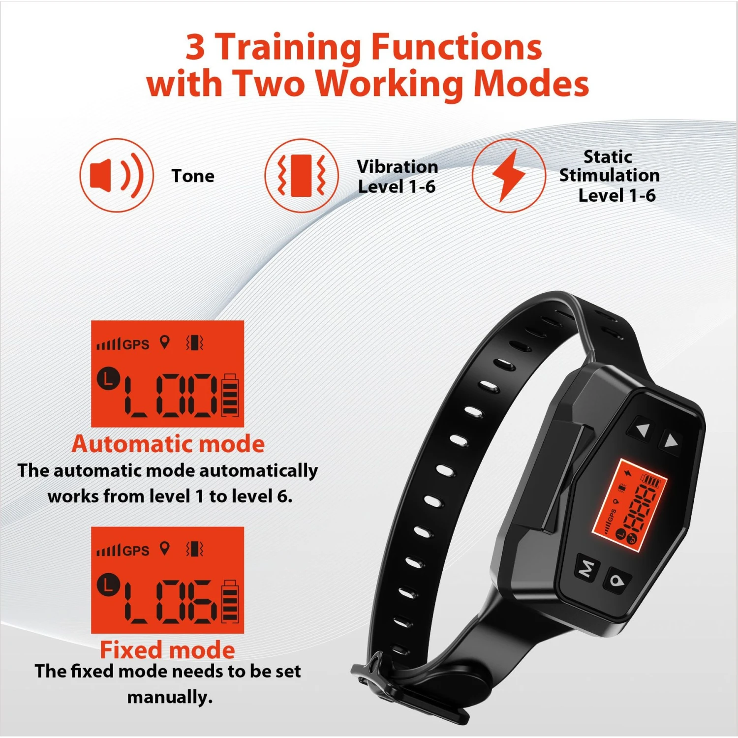 Petdiary F800 GPS Wireless Outdoor Electric Dog GPS & Activity Tracker, Black 2 Petdiary F800 GPS Wireless Outdoor Electric Dog GPS & Activity Tracker, Black - Image 2