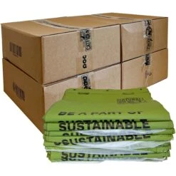 Natural Pet Partners Commercial Compostable Bulk Flat Header Pull-Strap Dog Waste Bags, 3,200 Count