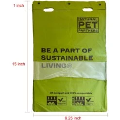 Natural Pet Partners Commercial Compostable Bulk Flat Header Pull-Strap Dog Waste Bags, 3,200 Count -PetSafe Kong Shop 769158 PT4. AC SS1800 V1687961804