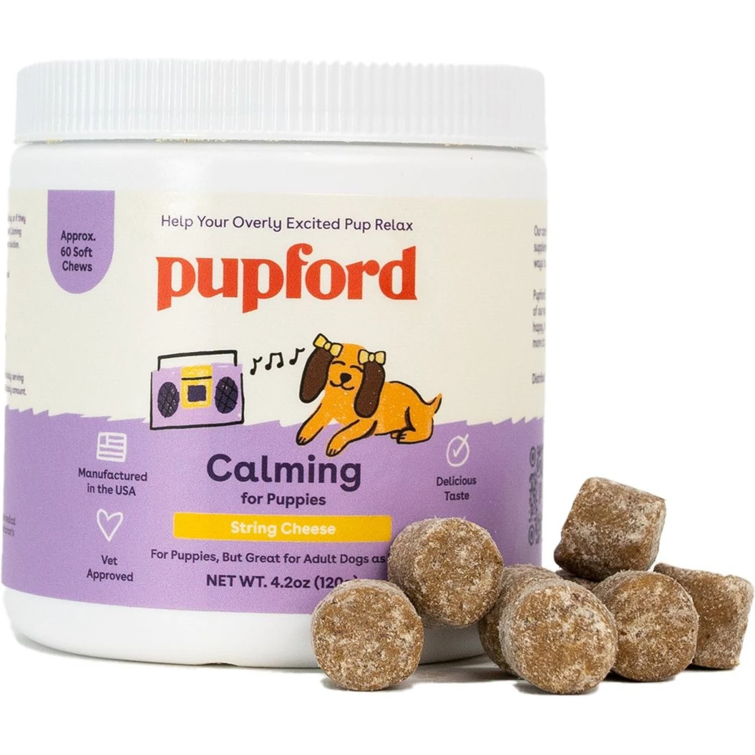 Pupford Calming Puppy Supplement, 4.2-oz Jar 2 Pupford Calming Puppy Supplement, 4.2-oz Jar - Image 2