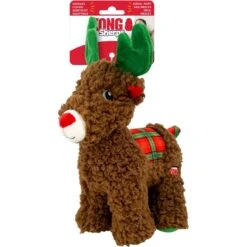 KONG Holiday Sherps Reindeer Dog Toy, Assorted Colors, Medium -PetSafe Kong Shop 770246 PT2. AC SS1800 V1697131932