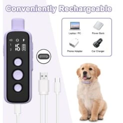 Bousnic Waterproof Rechargeable Electric With Remote Training Dog Collar -PetSafe Kong Shop 773302 PT6. AC SS1800 V1677522019