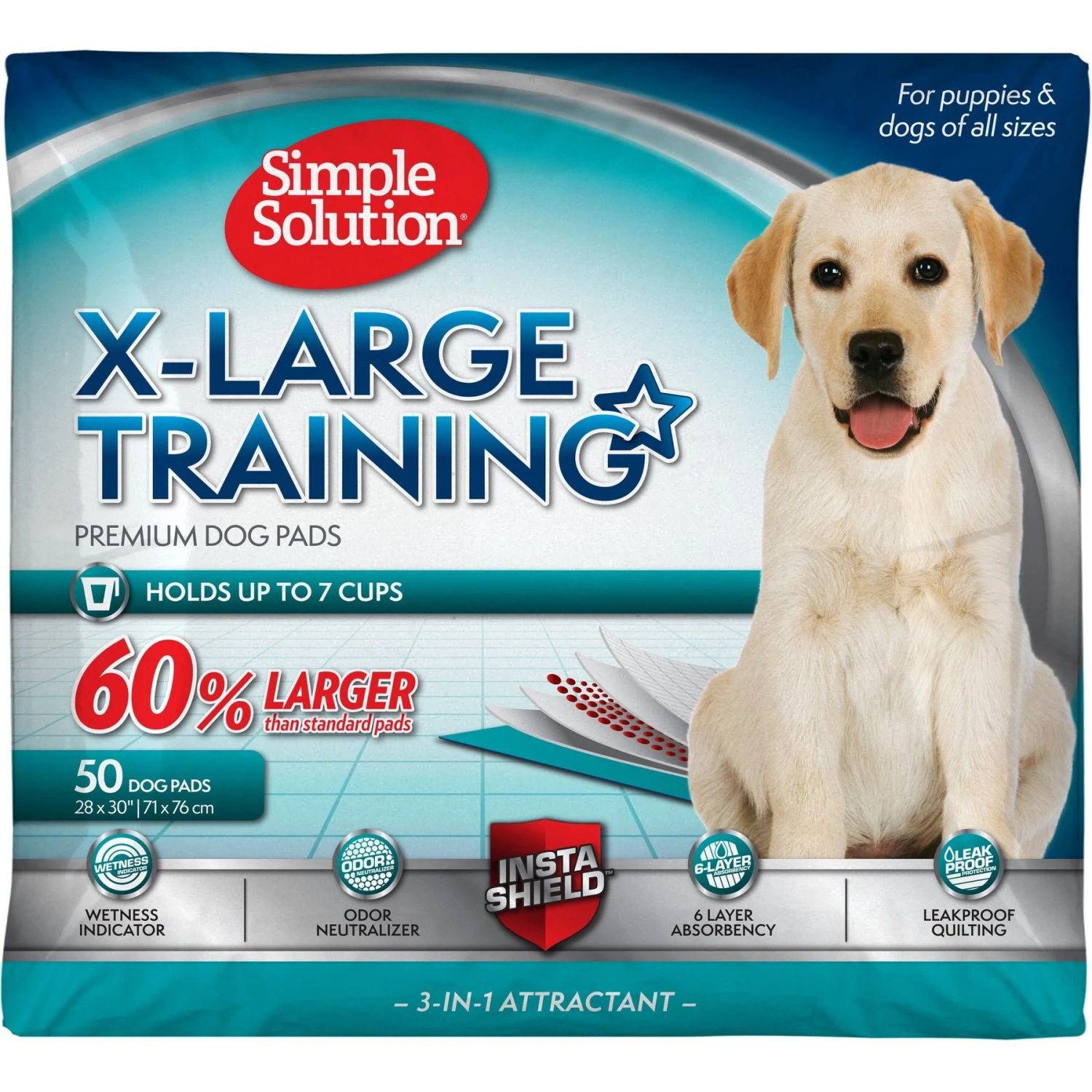 Simple Solution Extra Large Training Pads, 28" X 30" & Fruitables Skinny Minis Pumpkin & Berry Flavor Dog Treats 2 Simple Solution Extra Large Training Pads, 28" X 30" & Fruitables Skinny Minis Pumpkin & Berry Flavor Dog Treats - Image 2