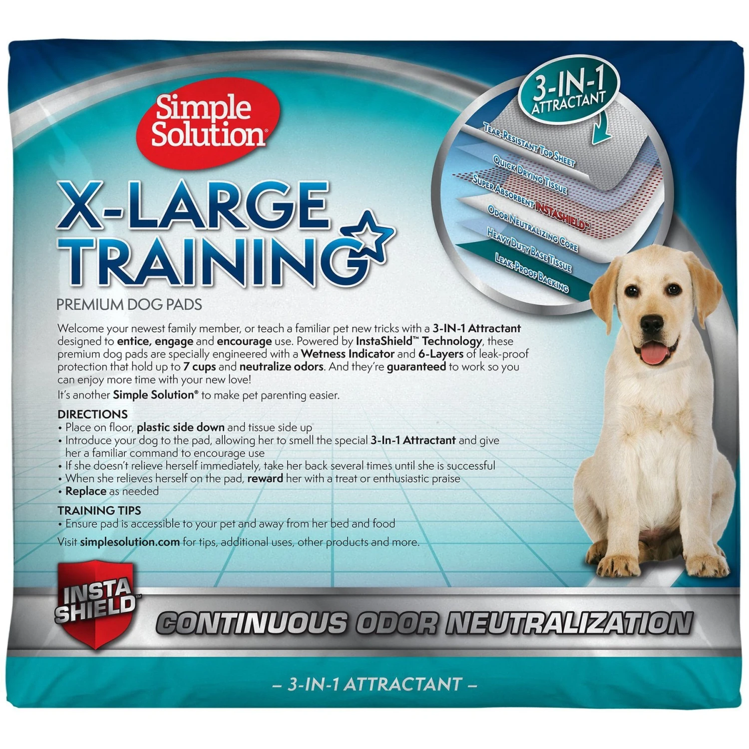 Simple Solution Extra Large Training Pads, 28" X 30" & Fruitables Skinny Minis Pumpkin & Berry Flavor Dog Treats 3 Simple Solution Extra Large Training Pads, 28" X 30" & Fruitables Skinny Minis Pumpkin & Berry Flavor Dog Treats - Image 3