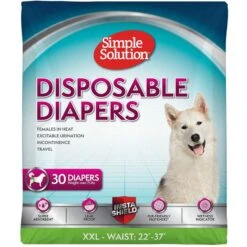 Simple Solution Disposable Female Dog Diapers & Fruitables Pumpkin SuperBlend Digestive Dog & Cat Supplement 10 Simple Solution Disposable Female Dog Diapers & Fruitables Pumpkin SuperBlend Digestive Dog & Cat Supplement -PetSafe Kong Shop 774654 PT1. AC SS1800 V1676391636